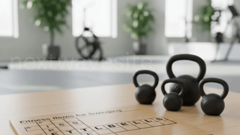 Fitness Items for Swinging Crossword Clue