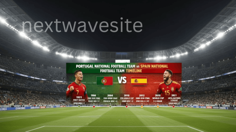 Portugal National Football Team vs Spain National Football Team Timeline