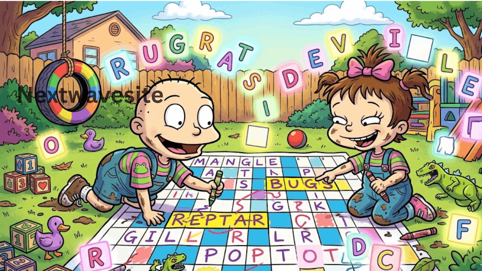 phil or lil of rugrats crossword