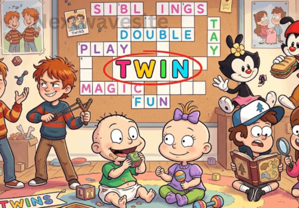 cartoon twins crossword clues